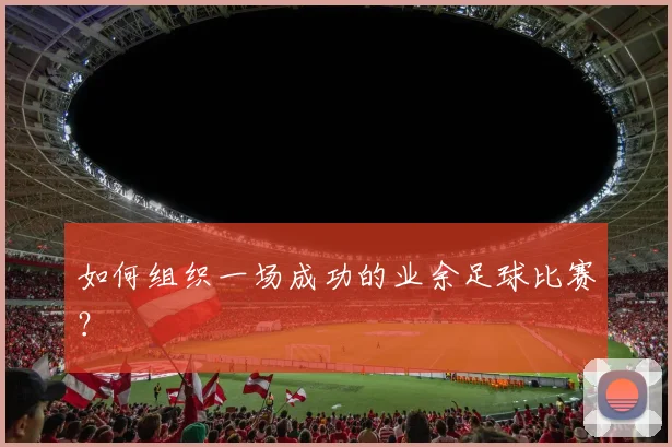 如何组织一场成功的业余足球比赛？